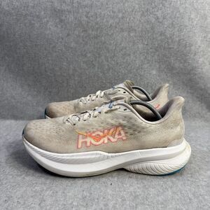 Hoka One One Womens Shoes Size 9.5 Mach‎ 6 White Running Sneakers 1147810 WNCL